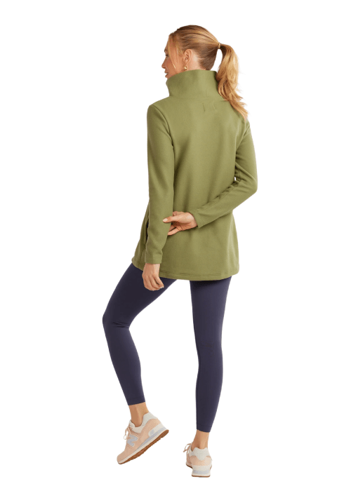 Cobble Hill Turtleneck - Army Green Sweater