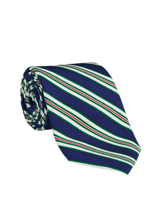 Candy Cane Stripe Silk Tie Tie