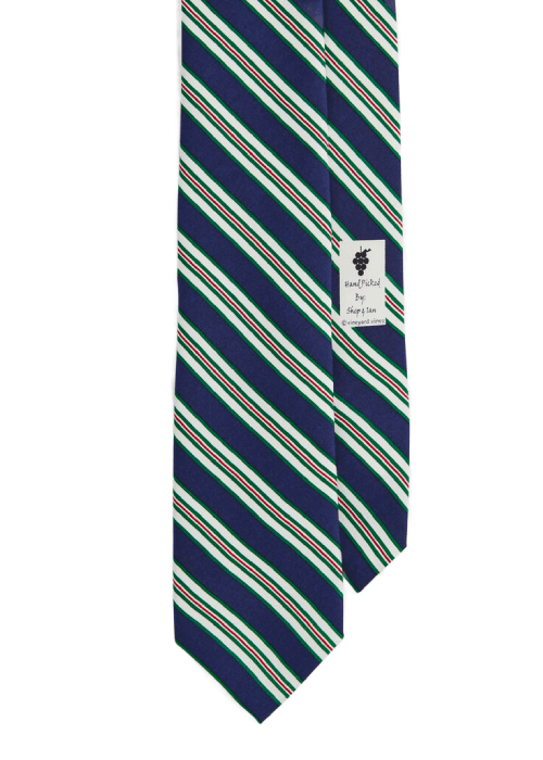 Candy Cane Stripe Silk Tie Tie