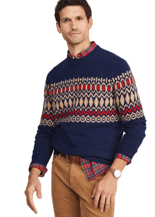 Heritage Fairisle Crewneck Sweater Mens