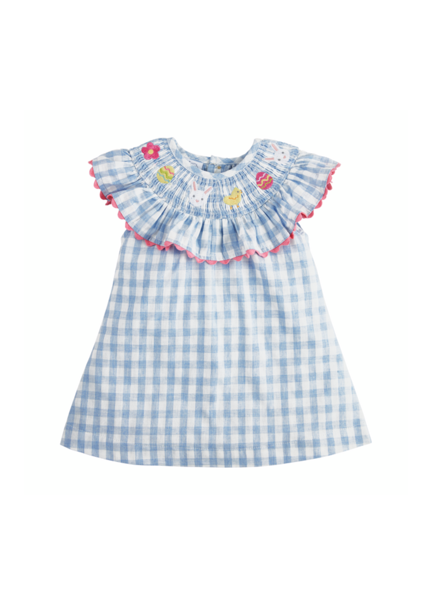 Mud Pie Girls Children's Easter Smocked Baby Dress Mud Pie Girls Children's Easter Smocked Baby Dress