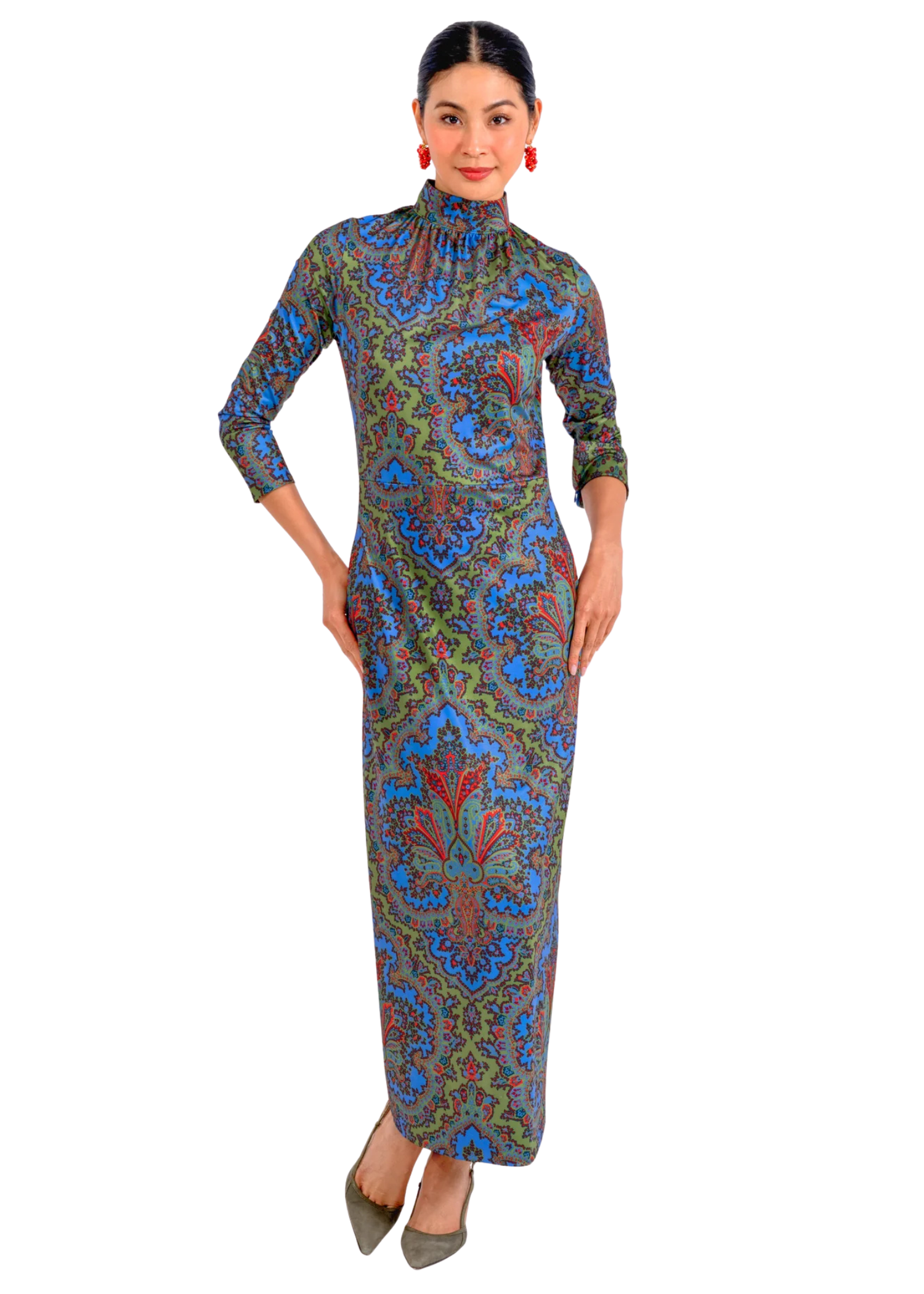 gretchen scott maxi dresses Gretchen Scott Designs Hand Embroidered Midi/Maxi Dress