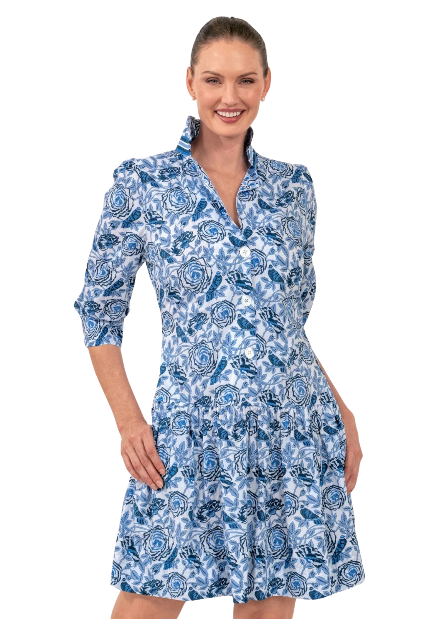 GRETCHEN SCOTT SMELL THE ROSES DRESS Large GRETCHEN SCOTT SMELL THE ROSES DRESS Large