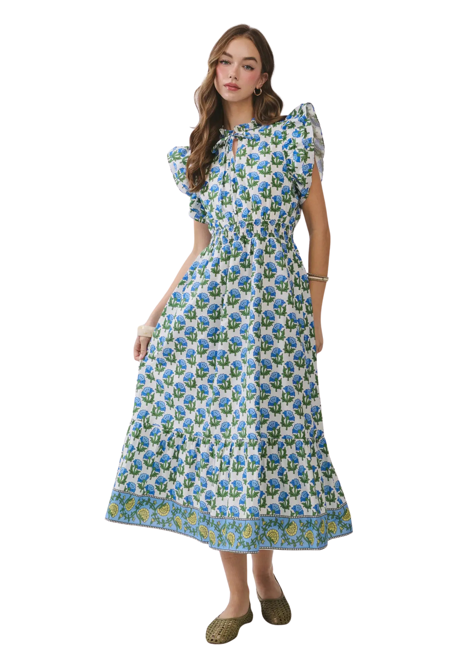 floral garden party dresses Floral Garden Party Midi Dress L