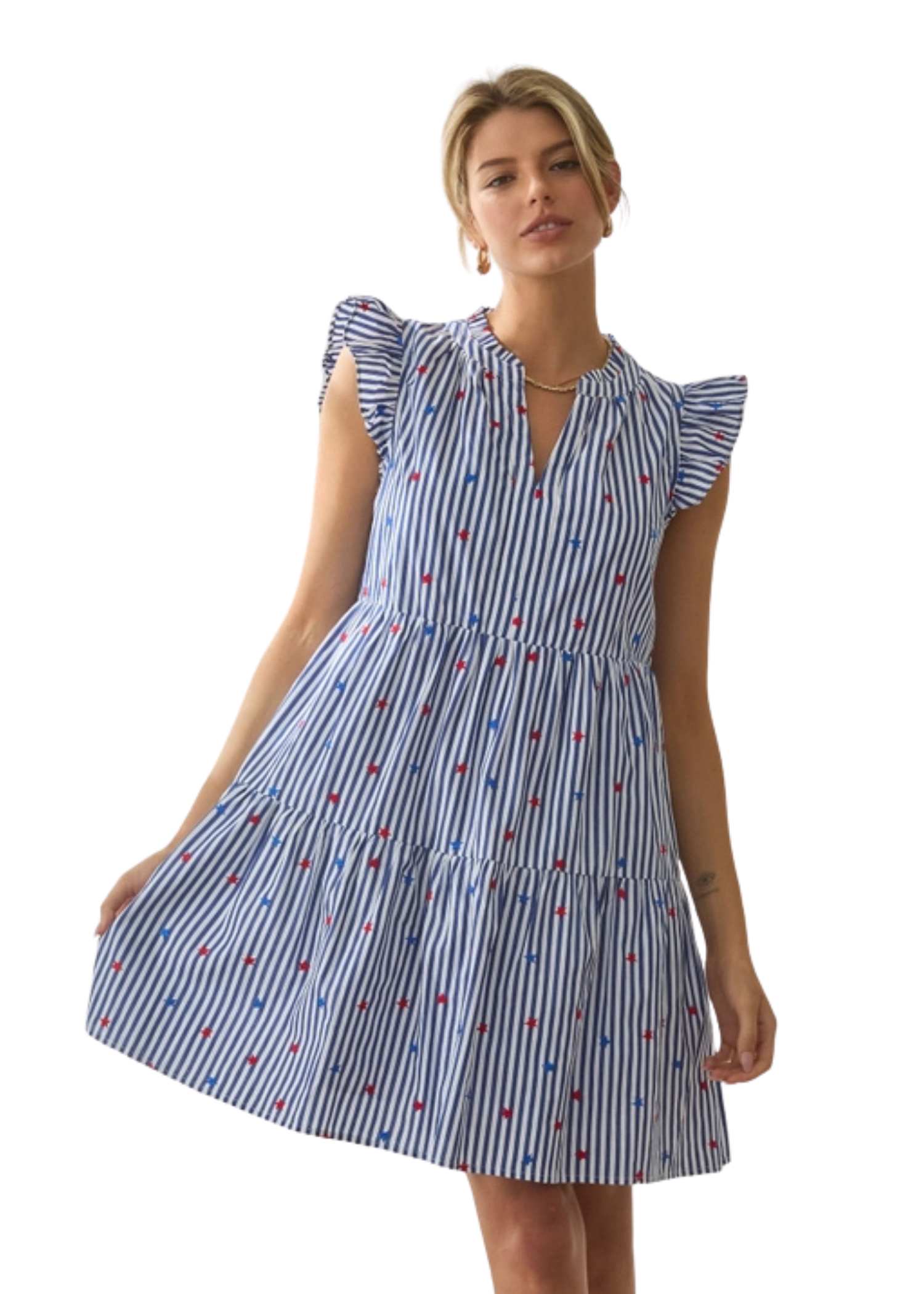 blue star mini dress SKIES ARE BLUE EMBROIDERED STARS MINI DRESS – The Navy Knot