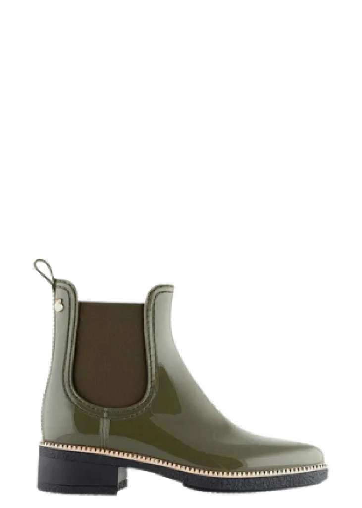 Ava Boots - Military Green Shoe