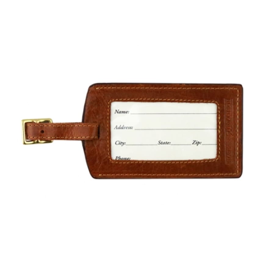 HANDLE WITH CARE NEEDLEPOINT LUGGAGE TAG - bag